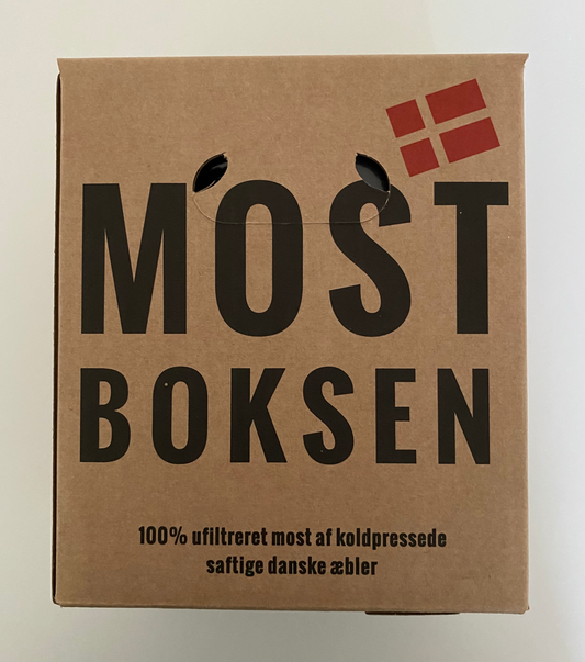 100 % ufiltreret most af koldpressede danske æbler