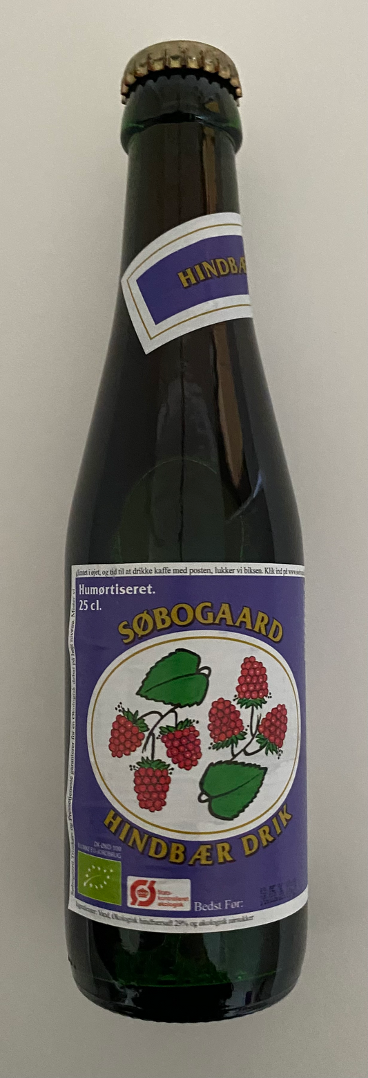 Økologisk hindbær drik