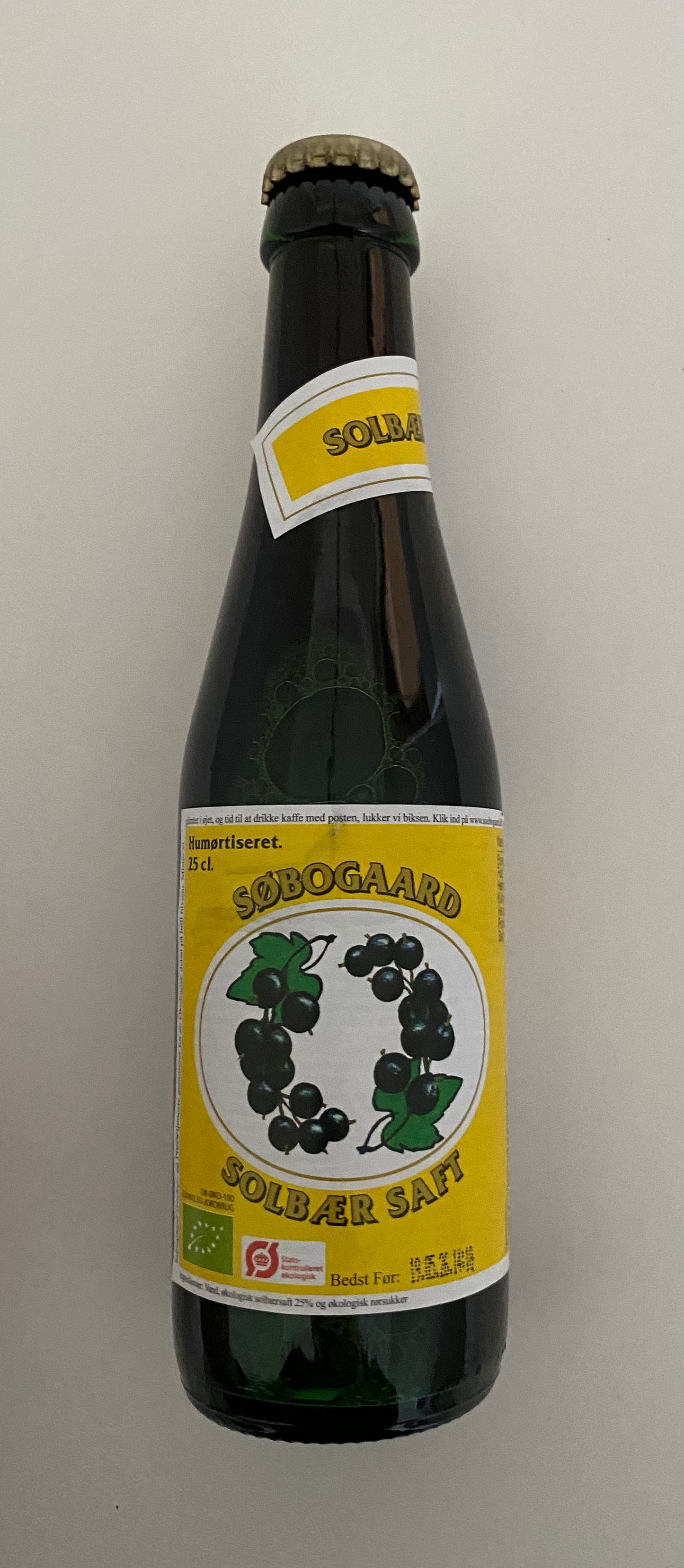 Økologisk solbær saft