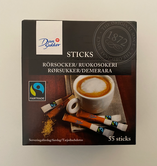 Fairtrade rørsukker sticks