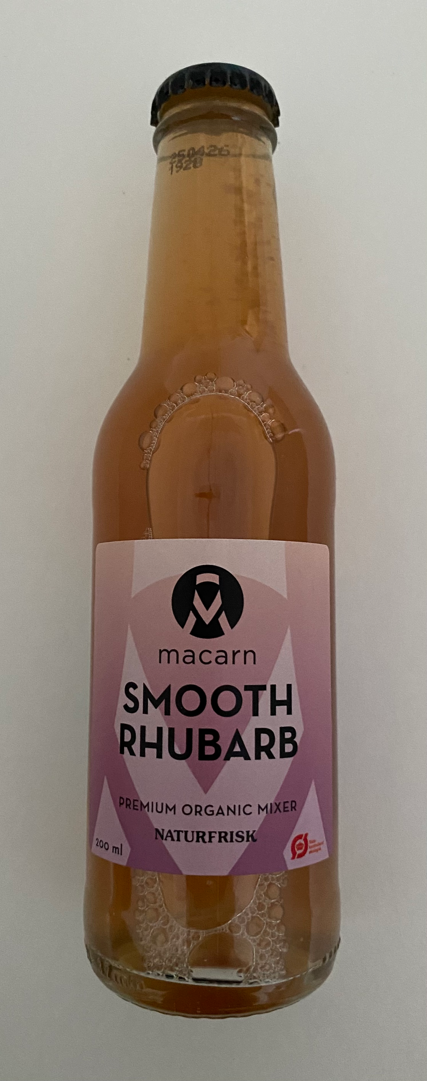 Økologisk mixersodavand med rabarber